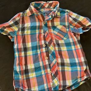 Boys Plaid T-shirt